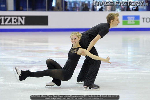 2013-03-03 Milano - World Junior Figure Skating Championships 0667 Mackenzie Bent-Garrett Mackeen CAN